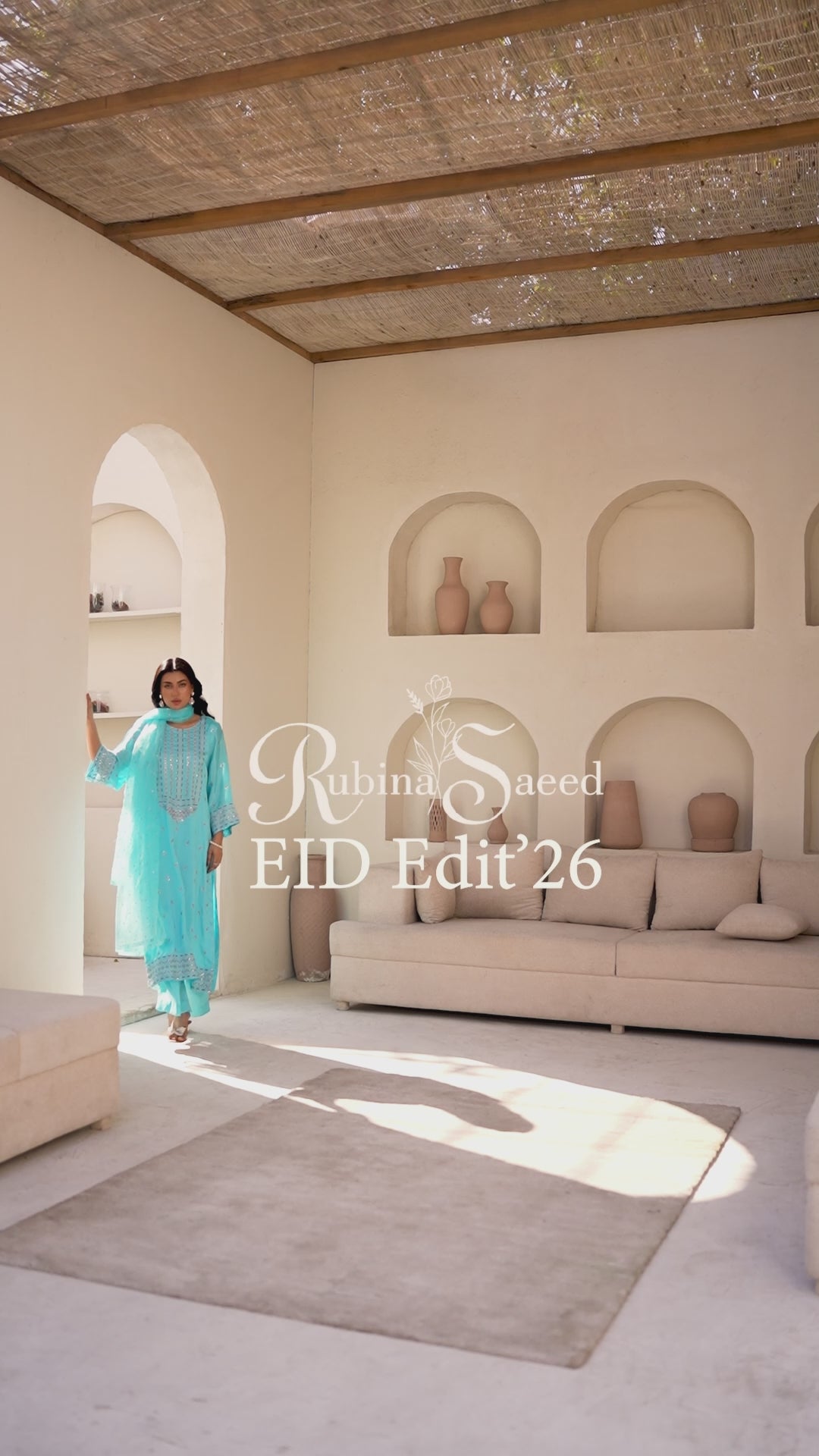 Sky Blue Embroidered - EF009