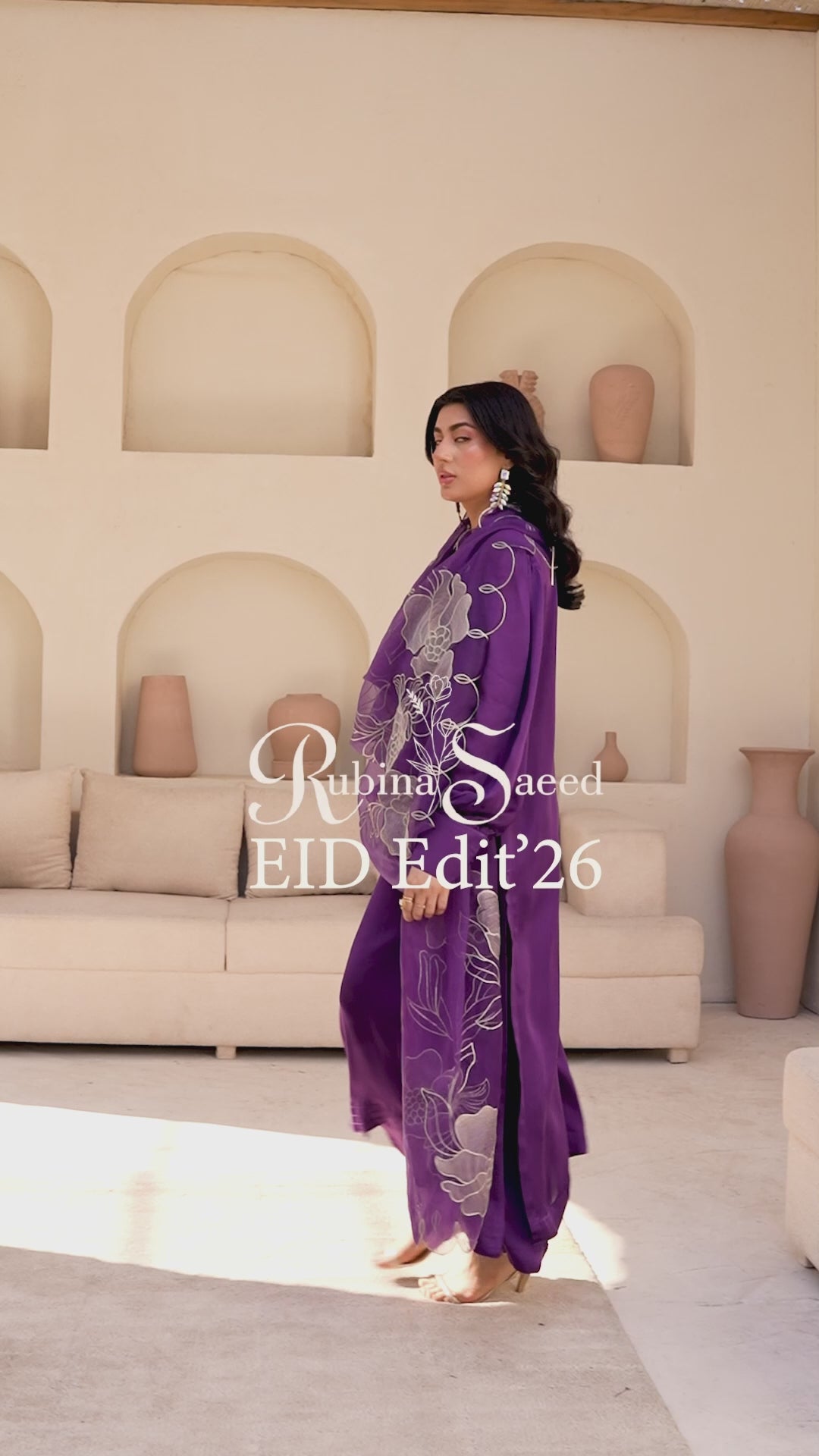 Purple Embroidered - EF0013