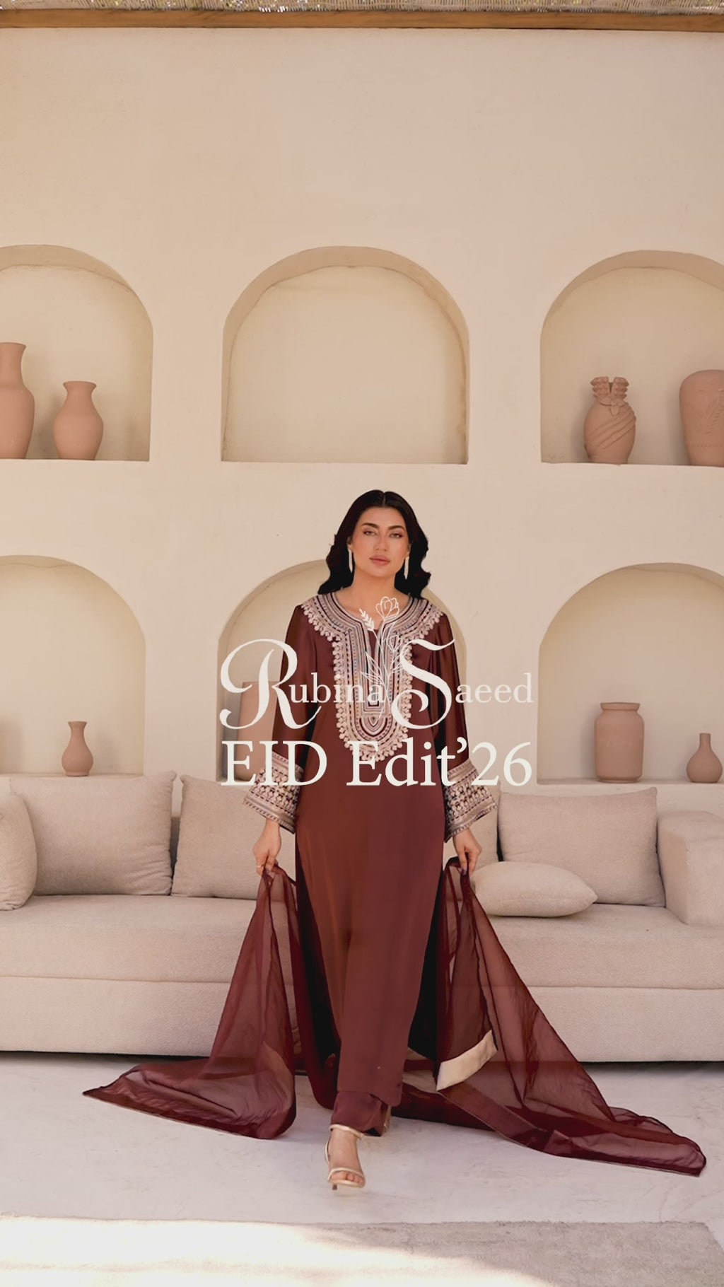 Brown Embroidered - EF0015